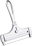 Poualss Stainless Steel Wire Cheese Slicer, Adjustable Thickness Cheese Cutter for Soft, Semi-Hard Cheeses Kitchen Cooking Tool