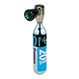 Genuine Innovations G2673, AirChuck, Lightweight, Bicycle CO2 Inflator, weight 16g, Black