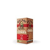 ZIG-ZAG 1 ¼ Rolling Papers Pre Rolled Cones 50-75-100 Pack - Natural Unbleached Bulk Cones with Tips - Prerolled Rolling Paper Cone Pack - Pre Roll Cones for Filling - Easy to Use and Convenient (50)