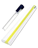 MagDepo 2X Bar Magnifier with Color Guiding Line 1 Bonus 2X Stick Bar Magnifier with Clip Magnifying Glass for Reading Books, Magazine, and Small Print