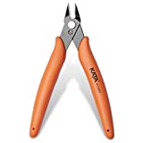 KATA 5 Inch Micro Wire Cutter,Precison Mini Flush Cutters and Clean Cut Pliers for Electronics,Model,Jewelry,Model Kits,Orange
