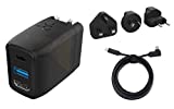 GENKI Global Covert Dock for Nintendo Switch - Ultra Portable Dock and USB-C 3.1 Cable for TV Docking & Charging, Additional 3 Regional Adapters Included