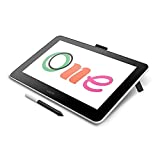 Wacom DTC133W0A One Digital Drawing Tablet with Screen, 13.3 Inch Graphics Display for Art and Animation Beginners (Renewed)