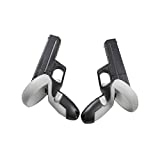 SINWEVR VR Controller Gun Case Compatible for Meta/Oculus Quest 2 Touch Controller Grips, Accessories for FPS Gaming, VR Pistol Handle Enhanced VR Shooting Game Experience (BLACK)