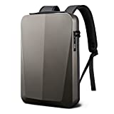 Refutuna Hard shell Laptop Backpack for Men, 17 Inch Anti-theft Waterproof Business Backpack, TSA Lock Gaming Computer Backpack with USB Charging Port, College/Work (Titanium)