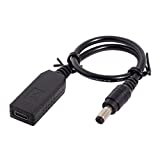 Cablecc USB 3.1 Type C USB-C to DC 20V 5.5 2.5mm & 2.1mm Power Plug PD Emulator Trigger Charge Cable for Laptop