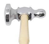 1-1/8' German Style Domed-Face Chasing Hammer Planishing Striking Metal Forming Jewelry Making Hammer