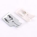 Pack of  1/4'' (Quarter Inch) Quilting Patchwork Sewing Machine Presser Foot and General Purpose Foot for All Low Shank Snap-On Singer, Brother, Babylock, Euro-Pro, Juki, Kenmore, White, Simplicity