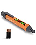 Gas Leak Detector, TopTes PT199 Natural Gas Detector with Audible & Visual Alarm, Portable Gas Sniffer to Locate Combustible Gas Leak Sources Like Methane, Propane for Home(Includes Battery x2)-Orange