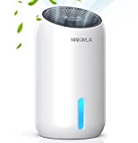 Dehumidifiers,MAKAYLA Dehumidifiers 56oz(1650ml) 5500 Cubic Feet(550sq ft) Big Dehumidifier with 7 Colors Light and Auto Shut-off,Quiet Compact for Home,Basements,Bathroom,Bedroom,RV,2 Working Modes