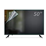 BU TV Screen Protectors Anti-Glare TV Screen Protector Filter Out Blue Light Anti Scratch Film for 50 Inch (1095616mm)