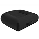Car Booster Seat Cushion Posture Cushion Portable Breathable Mesh, Effectively Increase The Field of View by 12cm/ 4.7in, Ideal for Office, Home, Angle Lift Seat Cushions,Black