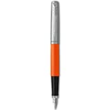Parker Jotter Originals Fountain Pen, Classic Orange Finish, Medium Nib, Blue & Black Ink
