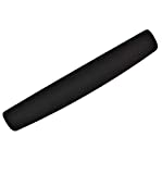 Silicone Keyboard Wrist Rest Pad- Non-Slip Durable & Comfortable for Easy Typing & Pain Relief, Breathable Silicone Material for All Users, Strong Grip Designed for Office & Home Use Black 15.7x2.5 in