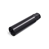6 Point Spline Drive Tuner Socket Key Tool for Six-Spline Wheel Lock Lug Nuts - 17.6mm Inner Diameter - Compatible with 19mm (3/4) and 21mm (13/16) Replacement Hex Socket - Black 1pc