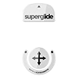 Superglide - Fastest and Smoothest Mouse Feet / Skates Made with Ultra Strong Flawless Glass Super Fast Smooth and Durable Sole for Logitech G Pro X Superlight [White]