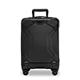 Briggs & Riley Torq Hardside Carry On Luggage with Spinner Wheels 22 inch. USB Charging Port, TSA-Friendly Locks, Easy Access Hinged Front Pocket, Black