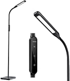 LED Floor Lamp, LASTAR Reading Lamp Floor Standing with 4 Colors & 4 Brightness Levels, Dimmable Floor Lamps for Living Room, Bedroom, Office with Adjustable Flexible Gooseneck,Timer & Memory Function