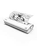 paperang GO Portable Printer with 300dpi Resolution Supports 8.5' X 11' US Letter Inkless Printing for Design Sketches, Invoices, Service Reports, and More - White