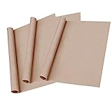 3 Pack PTFE Teflon Sheet for Heat Press Transfer Sheet Non Stick 12' X 16' Heat Transfer Paper Reusable Heat Resistant Craft Mat, Non Stick Paper Washable and Reusable Heat Resistant Craft Mat