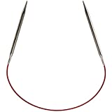 ChiaoGoo Red Lace Circular 16 inch (41cm) Stainless Steel Knitting Needle Size US 5 (3.75mm) 7016-5
