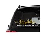 Dispatcher Vinyl Decal, Car Truck and SUV Decal, Bumper Sticker, Laptop Decal