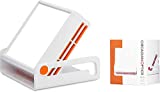 Circadian Optics Light Therapy Lamp - UV-Free LED Happy Mood Lamps with 10,000 Lux for Seasonal Sunlight - Full Spectrum Sun Lights for Work from Home - Luxy (White/Orange)