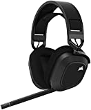 CORSAIR HS80 RGB WIRELESS Premium Gaming Headset with Spatial Audio - Works with Mac, PC, PS5, PS4 - Carbon