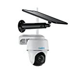 REOLINK Security Camera Wireless Outdoor, Pan Tilt Solar Powered with 2K Night Vision, 2.4/5 GHz Wi-Fi, 2-Way Talk, Works with Alexa/Google Assistant for Home Surveillance, Argus PT w/Solar Panel