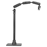 iBOLT Stream-Cast Stand Adjustable Overhead Phone Mount for Live Streaming Tutorial Videos and Photos. Great for Crafters, Bakers, Artists- iPhone Xs, Samsung Galaxy S9, Note 9 Etc.