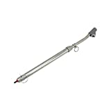 Milton Tire Pressure Service Gauge S-986CBNT, Bent Extended Dual Head Straight Foot Air Chuck, Easy to Read, Heavy Duty Plated Brass, Re-Calibratable, 10-160 PSI Pressure Range