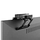 Mount Plus MP-APM-03-01 Top Shelf TV 5-inch Wide Flat Panel Adjustable Clip Mount Holder for Streaming Device, Media Boxes, Speakers and Apple TV (1 Pack 5 Inch)