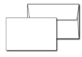 4' x 6' White Cardstock - Blank Stock for Invitations, Index or Note Cards - Heavy 80lb Cover Inkjet / Laser Printer Compatible (40 Cards with Envelopes)