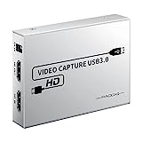 PACOXI HDMI Capture Card for Nintendo Switch, USB3.0 1080P 60FPS HD Game Capture Device, Works with Xbox PS5 Switch DSLR, OBS Twitch Live Streaming and Recording