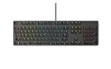 Glorious Custom Gaming Keyboard - GMMK 100% Percent Full Size Barebone - USB Wired Mechanical Keyboard Kit - RGB Hot Swappable Switches & Keycaps - Black Metal Top Plate