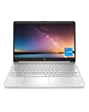 HP15.6 Inch Laptop, Intel Iris Xe Graphics, 12th Generation Intel Core Processor, 8 GB RAM, 256 GB SSD, Windows 11 Home (15-dy2024nr, Natural silver)