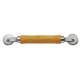 Prime-Line P 7505 Screen Rolling Tool – A Must Have Tool for Installing Window and Door Screens – Spline Roller with Wood Handle and Steel Wheels – Durable and Easy to Use