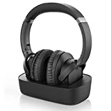 Avantree Ensemble - Wireless Over-Ear Headphones for TV Watching with Universally Compatible Bluetooth 5.0 Transmitter & Charging Dock, 35hr Audio Playtime, and No Lip-Sync Delay