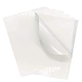 Pack of 100 Sheets - Strong Sticky Printable Glossy Self Adhesive A4 Sticker Paper / Label for Inkjet & Laser Printers
