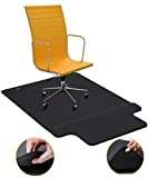 Office Chair Mat with Anti Fatigue Cushioned Foam - Chair Mat for Hardwood Floor with Foot Rest Under Desk - 2 in 1 Chairmat Standing Desk Anti-Fatigue Comfort Mat for Hard Floor - Size 54”x36”