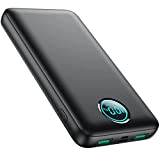 Portable Charger Power Bank 30,800mAh LCD Display Power Bank,25W PD Fast Charging +QC 4.0 Quick Phone Charging Power Bank Tri-Outputs Battery Pack Compatible with iPhone,Android etc(Black)