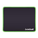 LeadsaiL Mouse Pad with Stitched Edge, Premium-Textured Mouse Mat, Non-Slip Rubber Base, Waterproof Mousepad, for Laptop, Computer & PC, 10.6×8.3×0.15 inches (Green)