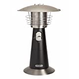 Cuisinart COH-500 Portable Tabletop Patio, 11,000 BTU Outdoor Propane Heater with Safety Tilt Switch and Burner Screen Guard, 30 sq. Foot Heat Range, Black
