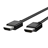 Belkin Ultra HD High Speed HDMI 2.1 Cable, Optimal Viewing for Apple TV and Apple TV 4K, Dolby Vision HDR, 2 M/6.ft – Black