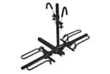 MaxxHaul 50027 Hitch Mount Bike Rack Platform Style 2-Bike Rack for Cars Trucks SUVs Minivans with Hitch Tightener