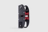 1UP USA Rack Stash - 2 Inch Hitch Mounted Bike Rack Storage – Wall Mounted Hitch Storage Rack - Ski and Cargo Garage Organizer – Bike Organizer for Garage – Hitch Vertical Storage Rack