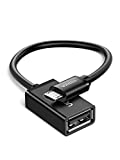 UGREEN Micro USB 2.0 OTG Cable On The Go Adapter Male Micro USB to Female USB Compatible with Samsung S7 S6 Edge S4 S3 LG G4 Controller Android Windows Smartphone Tablets 4 Inch Black