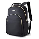 Laptop Backpack for Women Computer Bag 15.6 LIGHT FLIGHT Casual Notebook Back packs for Work Travel Business Trip College School, Practical Gift for Women Girls and Family Black