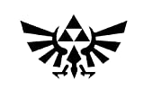 Creative Concepts Ideas Legend of Zelda CCI Decal Vinyl Sticker|Cars Trucks Vans Walls Laptop|Black|6.0 x 3.6 in|CCI2221