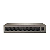 Tenda TEG1008M | 8-Port Gigabit Ethernet Switch | Home& Enterprises Network Switch | Plug-and-Play | Fanless Ethernet Splitter (Mini Size)